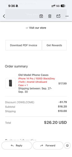 Чехол на iPhone 14 Pro Pitaka