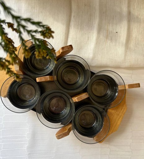 Кофейный набор с подносом и историей