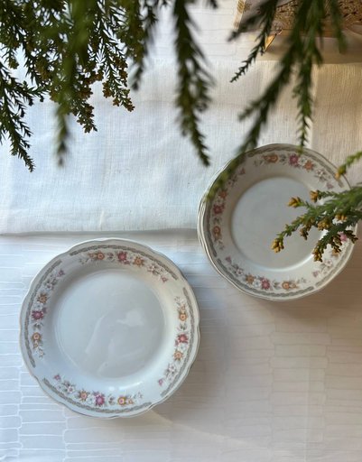 Столовые тарелки маленькие