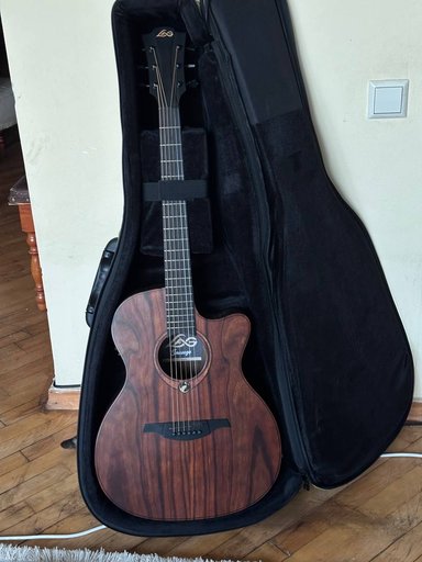 электро-акустическая гитара GLA SAUVAGE ACE с чехлом