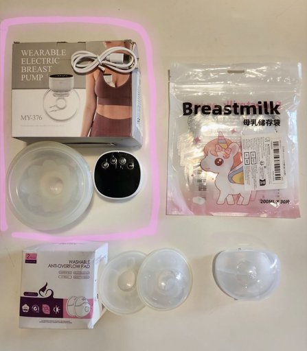 Портативный молокоотсос на type-c зарядке