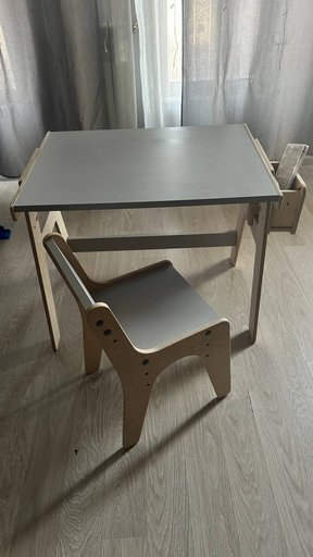Детский «растущий» стол со тулом и органайзером