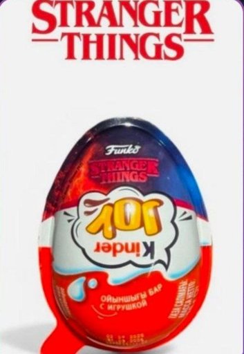 Не раскрытый Kinder Joy Stranger Things