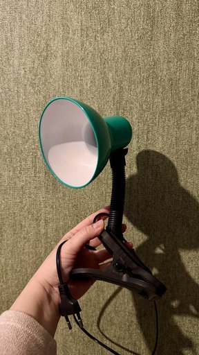 Лампа на прищепке