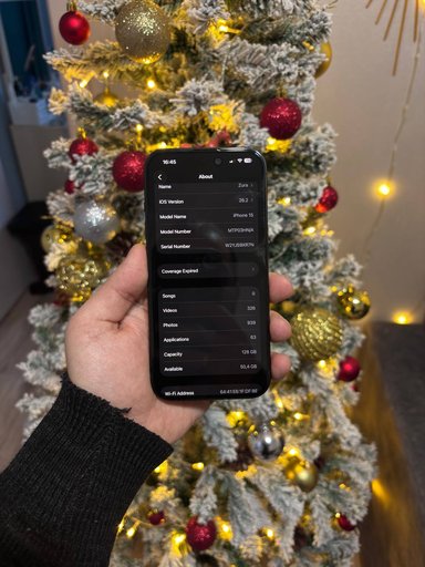 iPhone 15 black 128GB