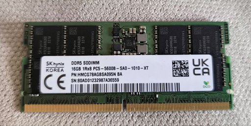 Оперативная память для ноутбука SK Hynix 16GB DDR5