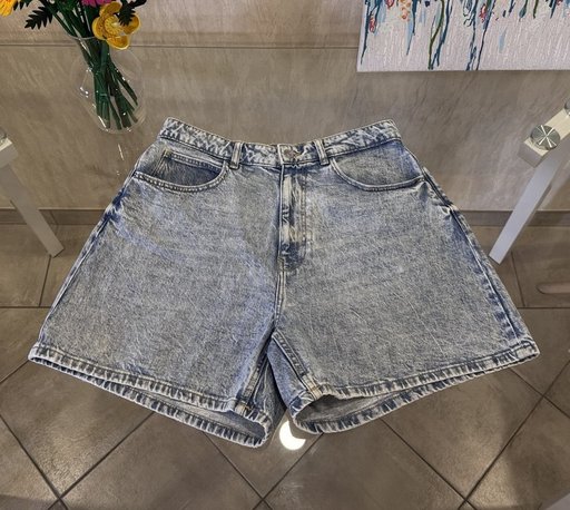 Джинсовые шорты ZARA с высокой посадкой