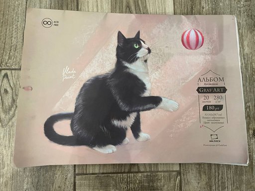 Альбом для рисования масляной пастелью А3