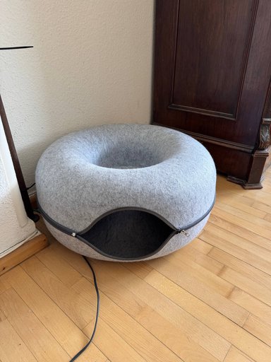 Домик-тоннель для кошки m-pets donut tunnel medium