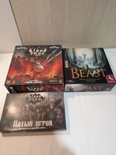 Blood rage + 5й игрок