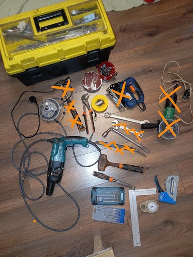 Большая кувалда 1 метр с резиновой ручкой