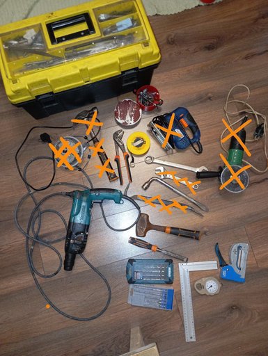 Большая кувалда 1 метр с резиновой ручкой