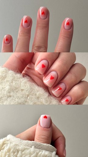 Valentine’s Day nails