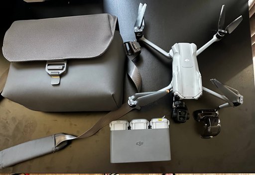 Повреждённый DJI Mavic Air 3