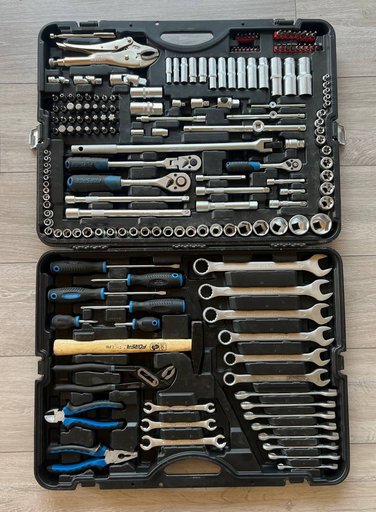 Forsage tool set 142 + 6 pieces F-41421-5