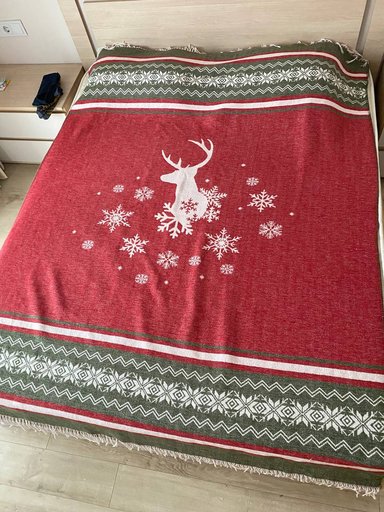 Плед большой двухсторонний