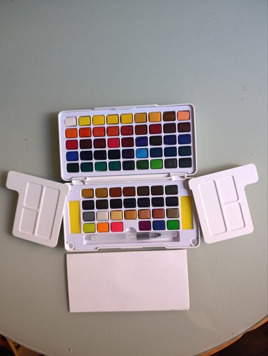 Набор акварели 72 цвета