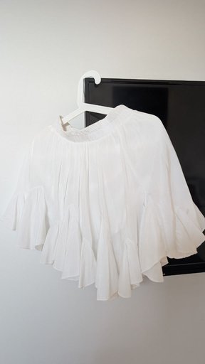 Юбка баска белая/молочная