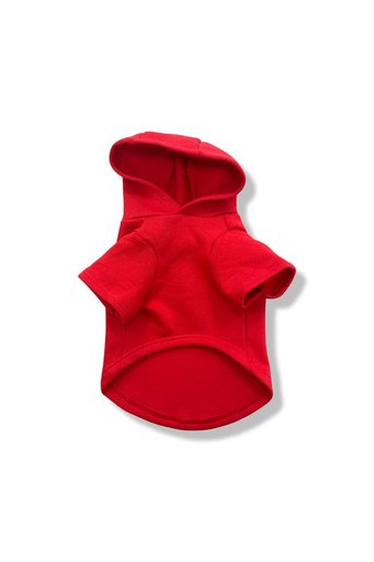 Красный худи для маленьких питомцев