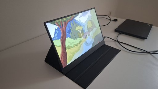 Портативный монитор 15.6 дюймов, 4к, 60герц